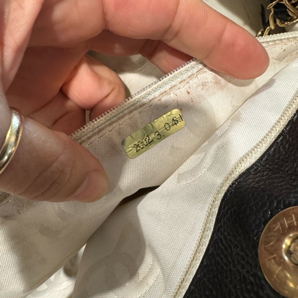 Authentic Chanel Timeless CC Travel Black Leather Women's Tote Bag. - Picture 10 of 16